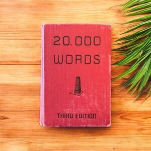 VINTAGE 1957 20,000 Words by Louis A. Leslie - Third Edition